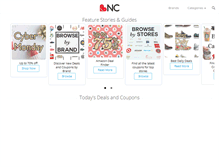 Tablet Screenshot of brand-name-coupons.com